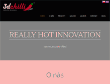 Tablet Screenshot of 3dchilli.com